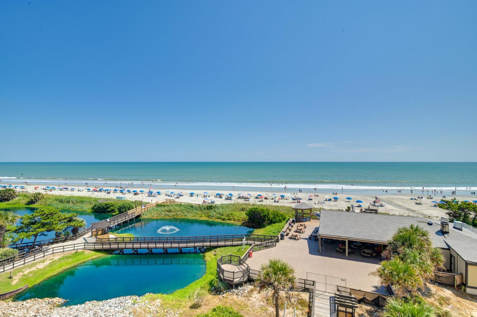 Renovated Oceanfront Resort Condo With Balcony Миртъл Бийч Екстериор снимка