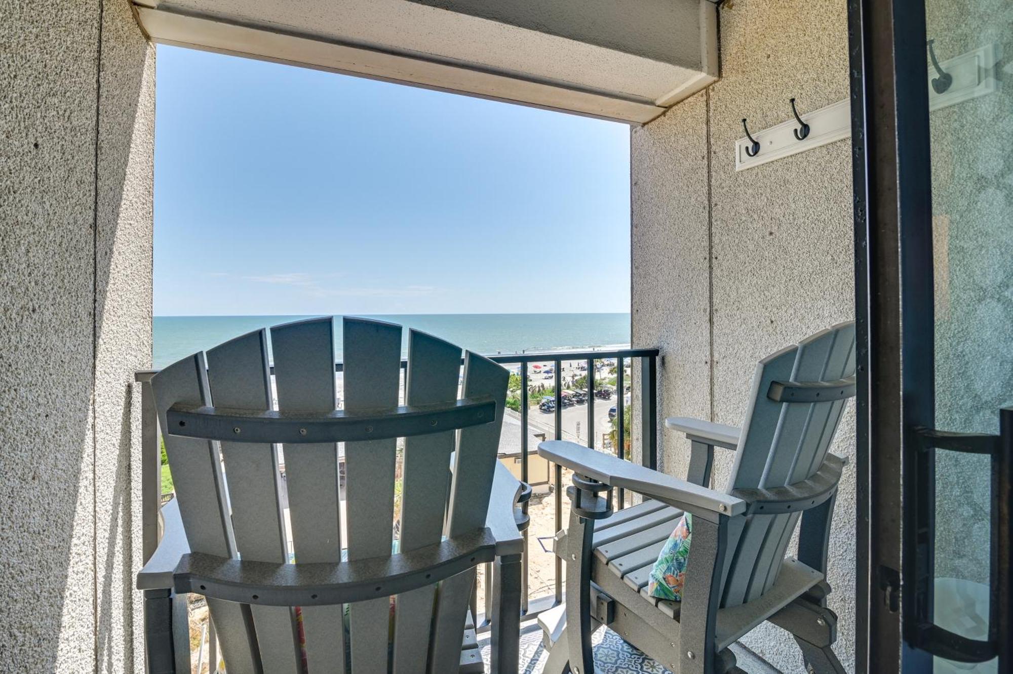 Renovated Oceanfront Resort Condo With Balcony Миртъл Бийч Екстериор снимка